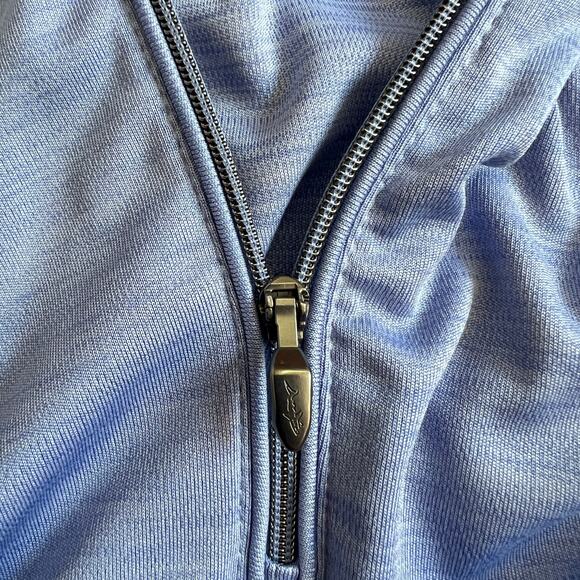 Greg Norman Mens Extra Large Blue 1/4 Zip Pullover Long Sleeve Golf - Picture 9 of 9